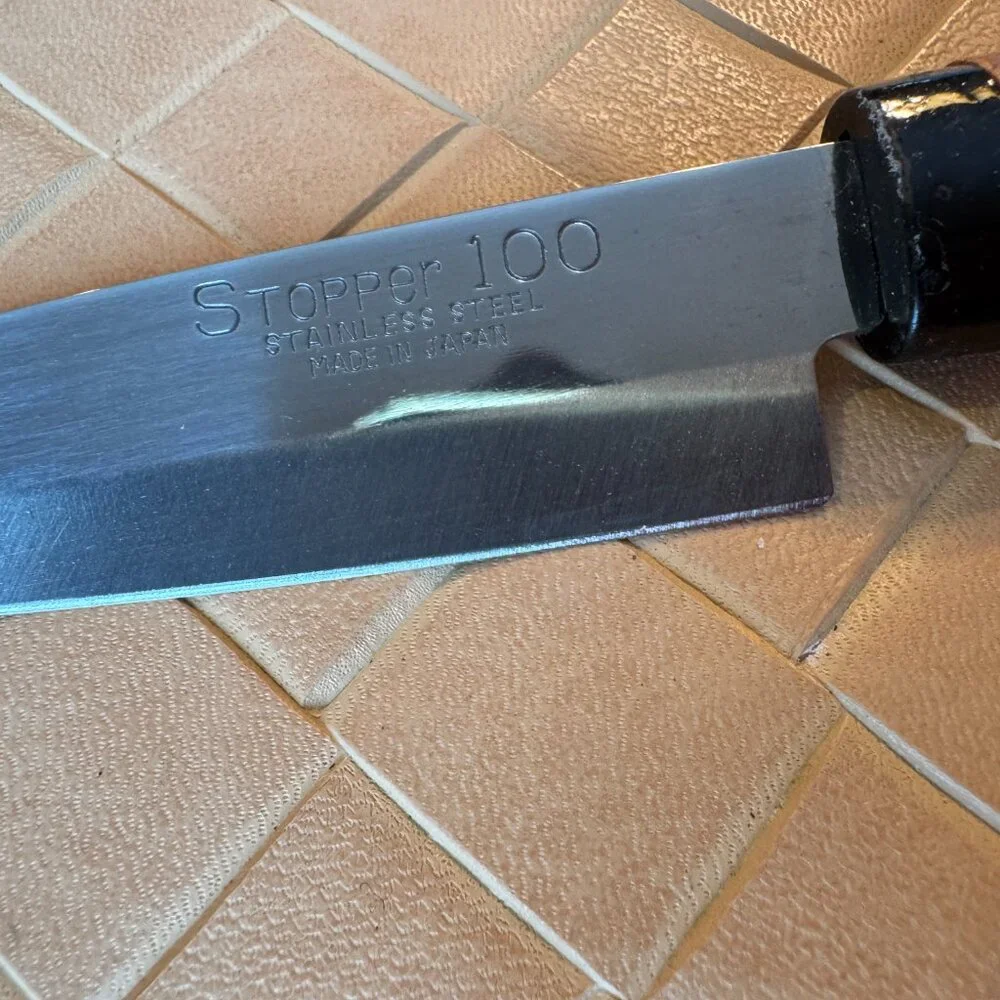 Stopper 100 Knife Fruit Knife Wood Handle Stainless Steel